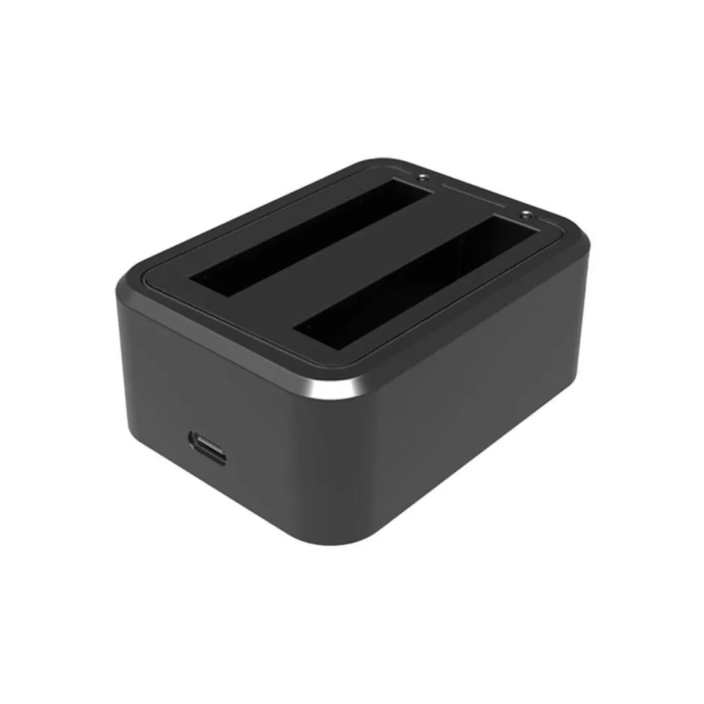 Încărcător USB cu două baterii PULUZ pentru Insta360 X3