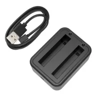 Încărcător USB cu două baterii PULUZ pentru Insta360 X3