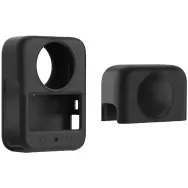 PULUZ capac pentru lentile din silicon DJI Osmo 360 (negru)