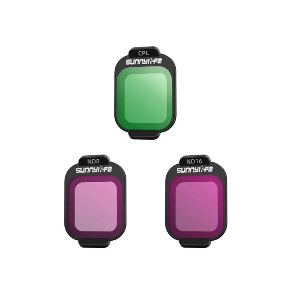Filtry CPL, ND8, ND16 Sunnylife do DJI Flip