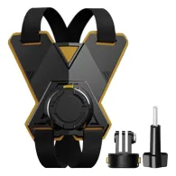 Suport pentru cască de motocicletă PULUZ pentru camere sportive (inclusiv Ace Pro 2, Osmo Action 5 Pro)