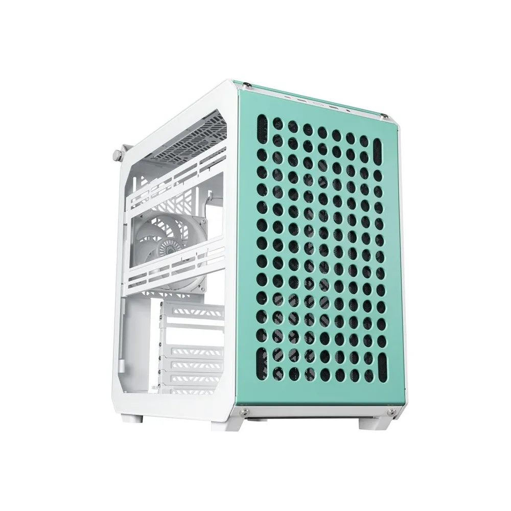 Carcasă pentru calculator Cooler Master Qube 500 Flatpack Macaron (verde)