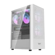 Carcasă pentru computer Darkflash A290 (alb) + 3 ventilatoare RGB