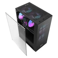Carcasă pentru computer Darkflash A290 (negru) + 3 ventilatoare