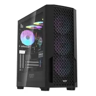 Carcasă pentru computer Darkflash DF2100 (negru) + 4 ventilatoare ARGB