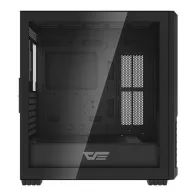 Carcasă pentru computer Darkflash DF2100 (negru) + 4 ventilatoare ARGB