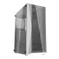 Carcasă pentru computer Darkflash DK352 Plus (alb și negru) + 4 ventilatoare ARGB