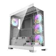 Carcasă pentru computer Darkflash DS900 (alb) + 7 ventilatoare ARGB
