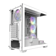 Carcasă pentru computer Darkflash DS900 (alb) + 7 ventilatoare ARGB