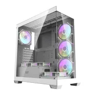 Carcasă pentru computer Darkflash DS900 (alb) + 7 ventilatoare ARGB