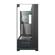 Carcasă pentru computer Darkflash DY450L PRO (negru) + 1 ventilator