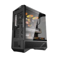 Carcasă pentru computer Darkflash DY460 (negru) + 4 ventilatoare ARGB