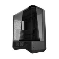 Carcasă pentru computer Darkflash DY460 (negru) + 4 ventilatoare ARGB