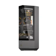 Carcasă pentru computer Darkflash DY460 (negru) + 4 ventilatoare ARGB