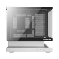 Carcasă pentru computer Darkflash F1 (alb) + 6 ventilatoare ARGB