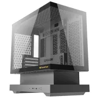 Carcasă pentru computer Darkflash F1 (negru) + 6 ventilatoare ARGB