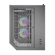 Darflash FT350 carcasă pentru calculator + 5 ventilatoare aRGB (negru)