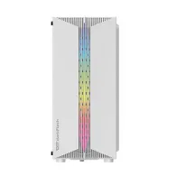 Darkflash DK151 LED carcasă de calculator (alb) + 3 ventilatoare RGB