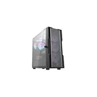 Darkflash DK431 carcasă de calculator Mesh (negru) + 4 ventilatoare ARGB