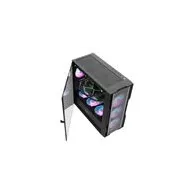 Darkflash DK431 carcasă de calculator Mesh (negru) + 4 ventilatoare ARGB