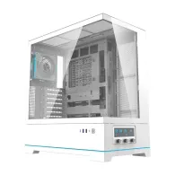 Darkflash DY451 PRO carcasă pentru calculator cu ventilator (alb)