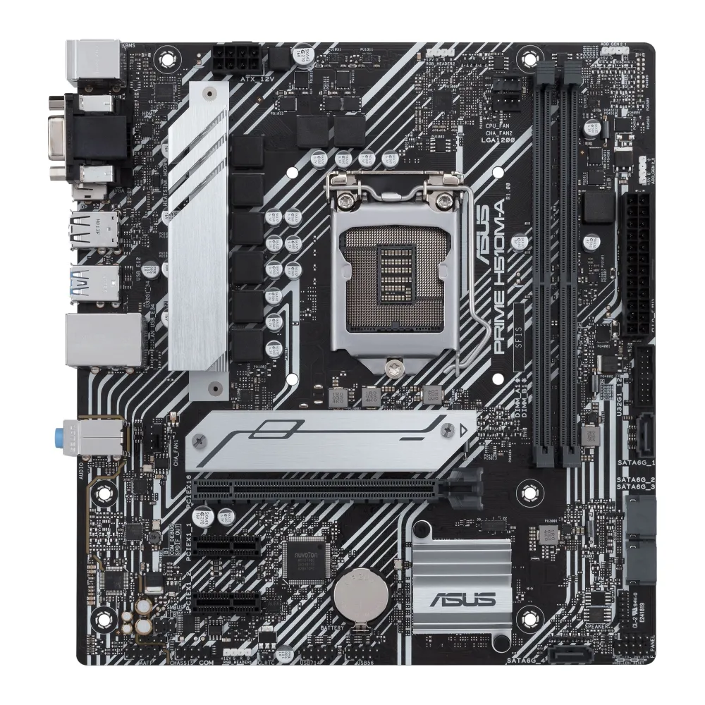 ASUS PRIME H510M-A Intel H510 LGA 1200 micro-ATX Asus - 1