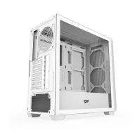 Darkflash DS900WS carcasă pentru computer ATX fără ventilatoare (alb)