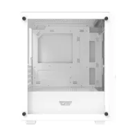Darkflash M305 Carcasă de calculator Mesh fără ventilatoare (alb)