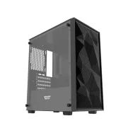 Darkflash M305 Carcasă de calculator Mesh fără ventilatoare (negru)