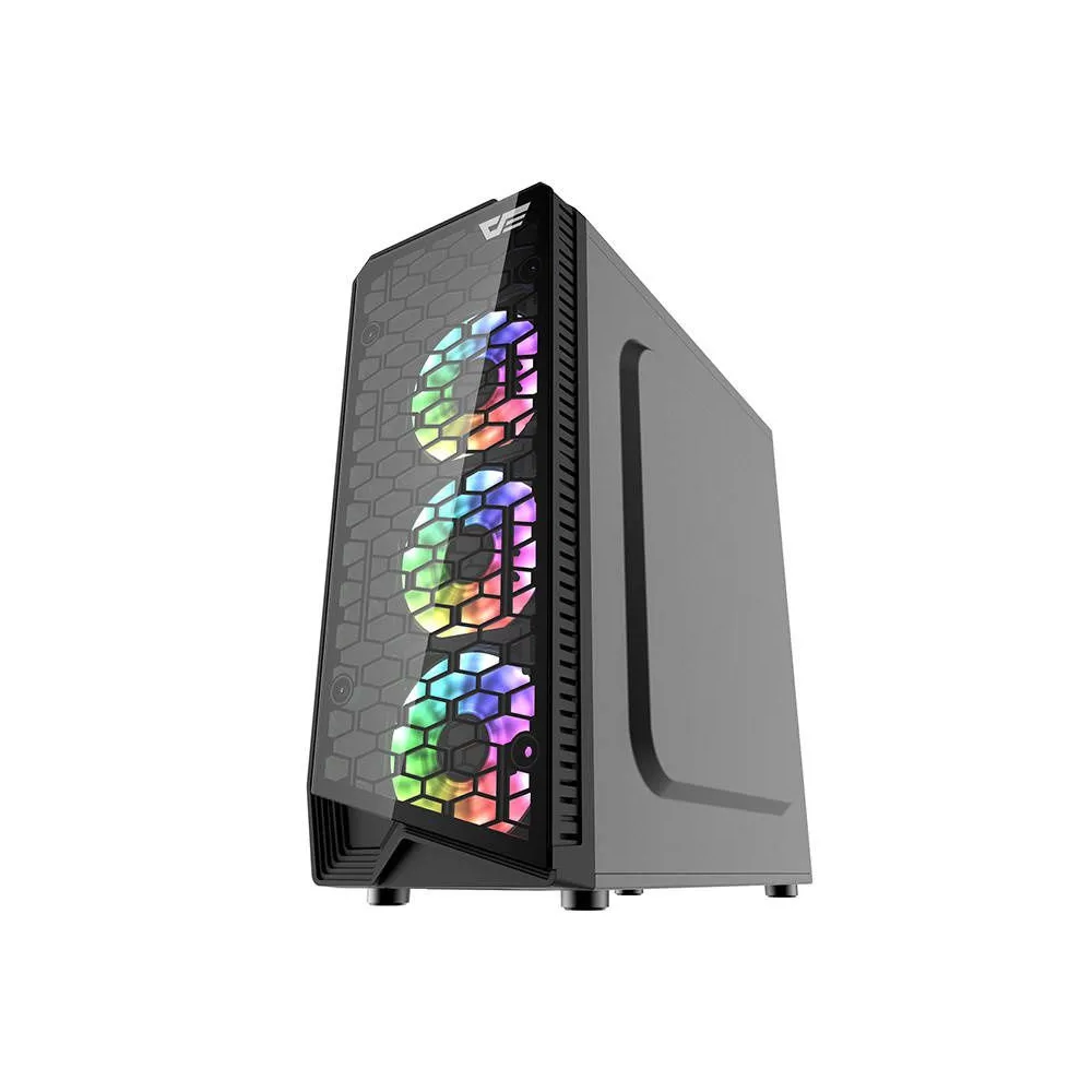 Darkflash Water Square 5 carcasă pentru calculator (negru)