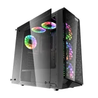 Darkflash Water Square 5 carcasă pentru calculator (negru)