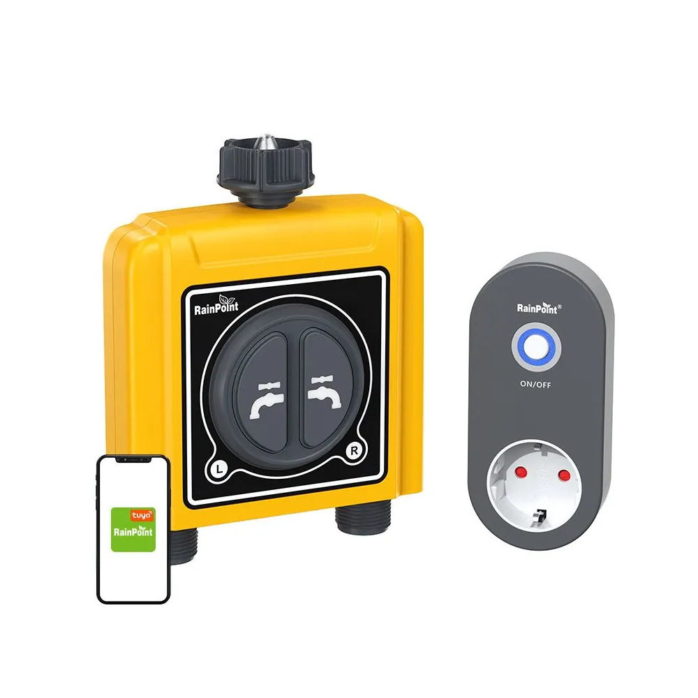 Controler de irigare cu 2 zone RainPoint cu aplicație