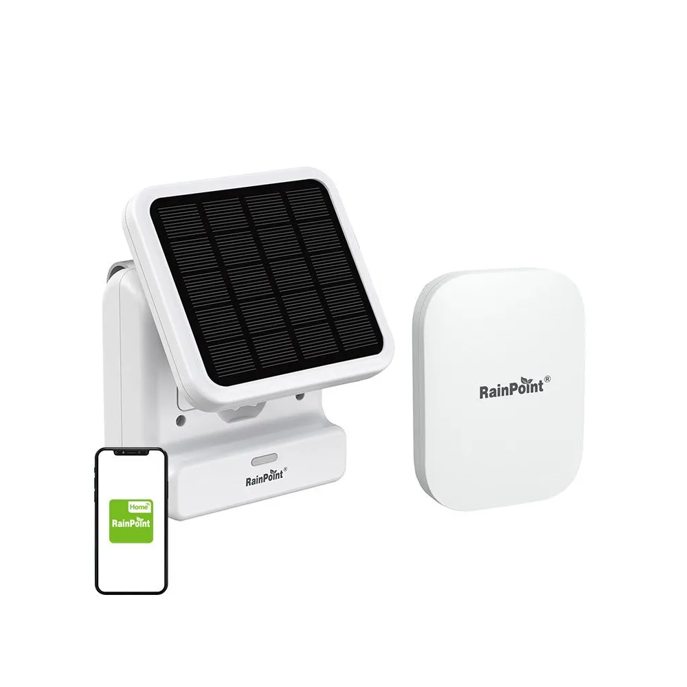 Kit pompă de apă solară inteligentă cu Gateway RainPoint, aplicație