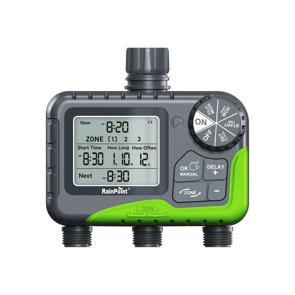Timer pentru furtun cu 3 zone RainPoint ITV305