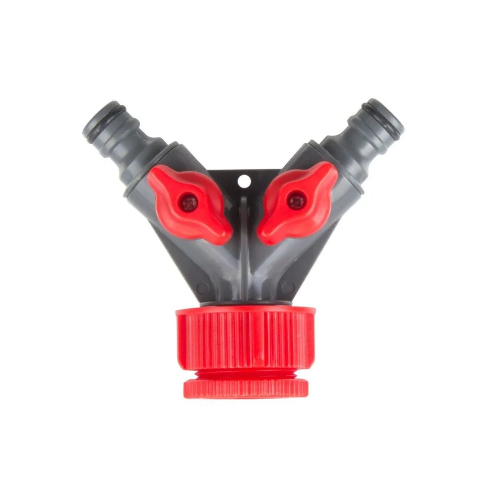 CONECTOR DISTRIBUITOR CU 2 ROBINETI 1" - 3/4" / BLISTER