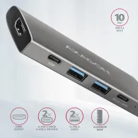 HMC-5G21 USB-C 10Gbps SPEEDSTER 5in1 hub