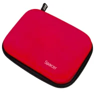 HUSA SPACER, pt HDD/SSD 2.5", buzunar intern plasa, rosu, "SPHD-001-RD"