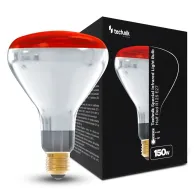 Bec Infrarosu R125 150W E27 Half Red Technik