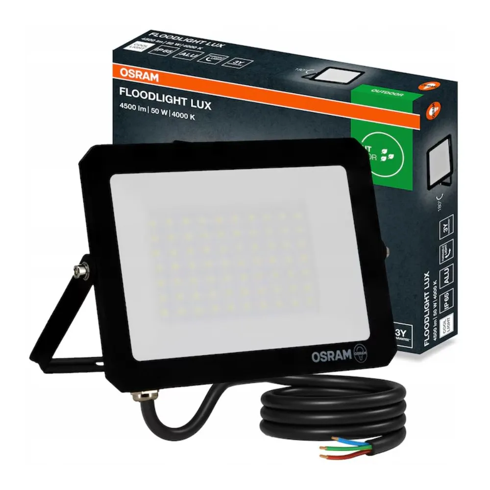 FL LUX 50W 840 IP65 BK EUE OSRAM