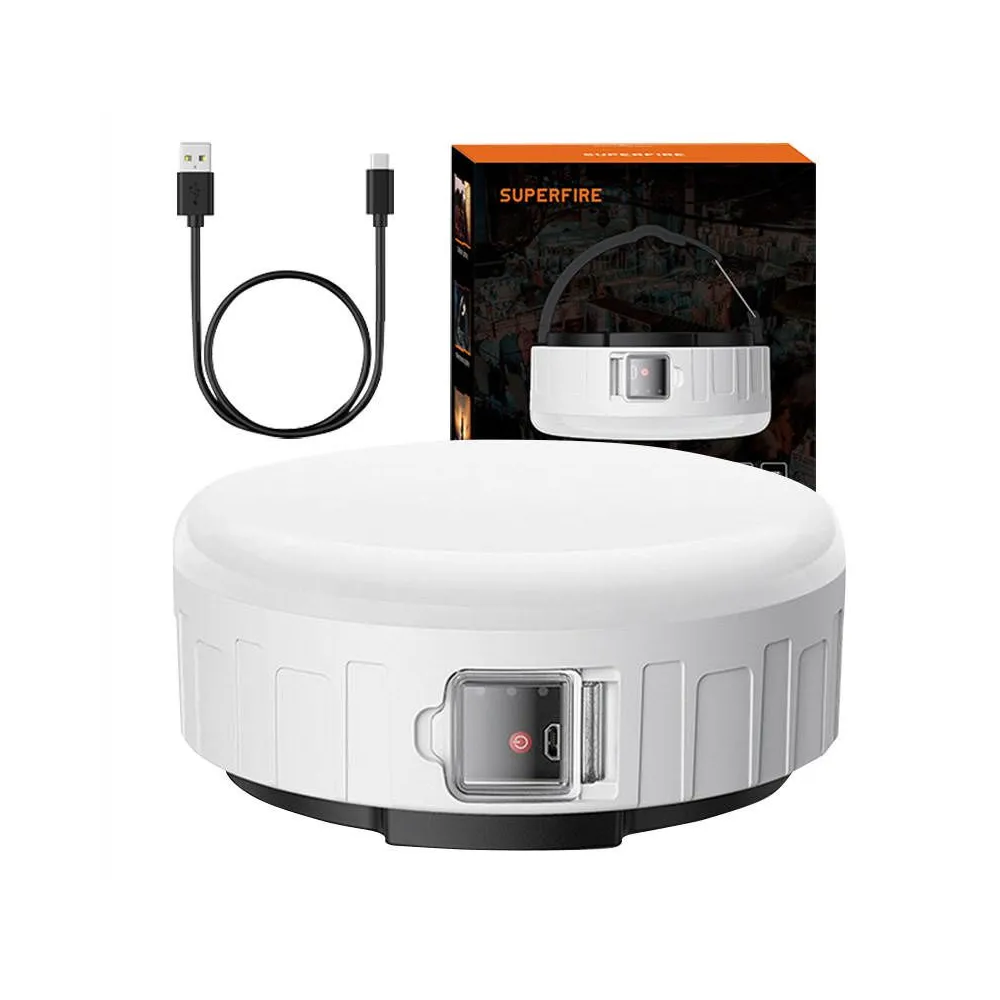 Lampă de camping Superfire T25 – 400 lm, USB, 3 moduri