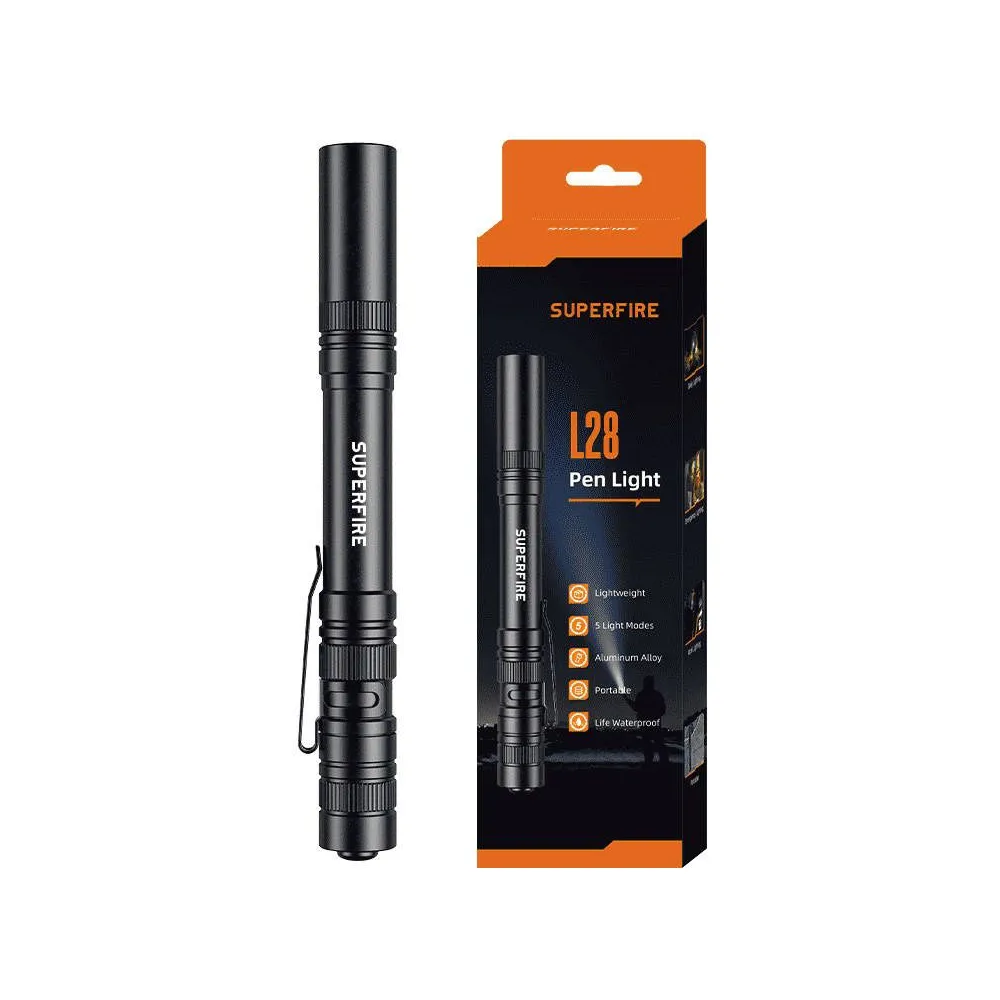 Lanternă Superfire L28 – 121 lm, 5W, 52 m, 5 moduri