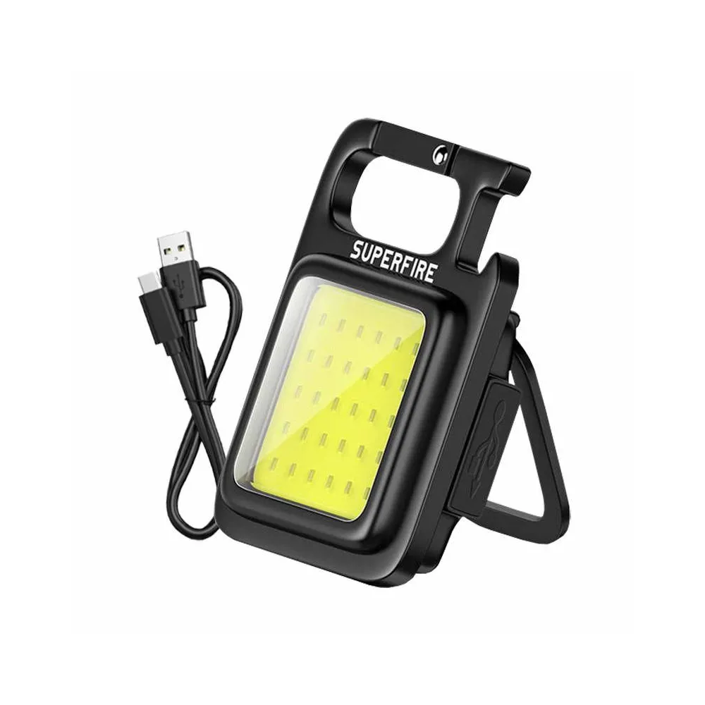 Lanternă Superfire MX16 – 600 lm, 500 mAh, USB-C, 4 moduri