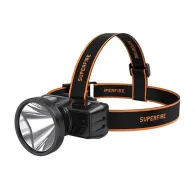 Lanternă frontală Superfire HL51 – 160 lm, micro-USB, 4 moduri, 300 m