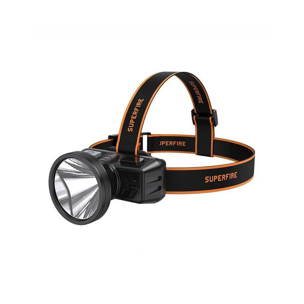 Lanternă frontală Superfire HL51 – 160 lm, micro-USB, 4 moduri, 300 m