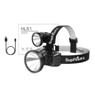 Lanternă frontală Superfire HL51 – 160 lm, micro-USB, 4 moduri, 300 m