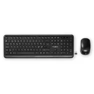 Kit tastatura si mouse wireless Nedis, 1600DPI, taste ND