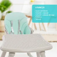 Scaun de masa multifunctional verde menta, U-Grow