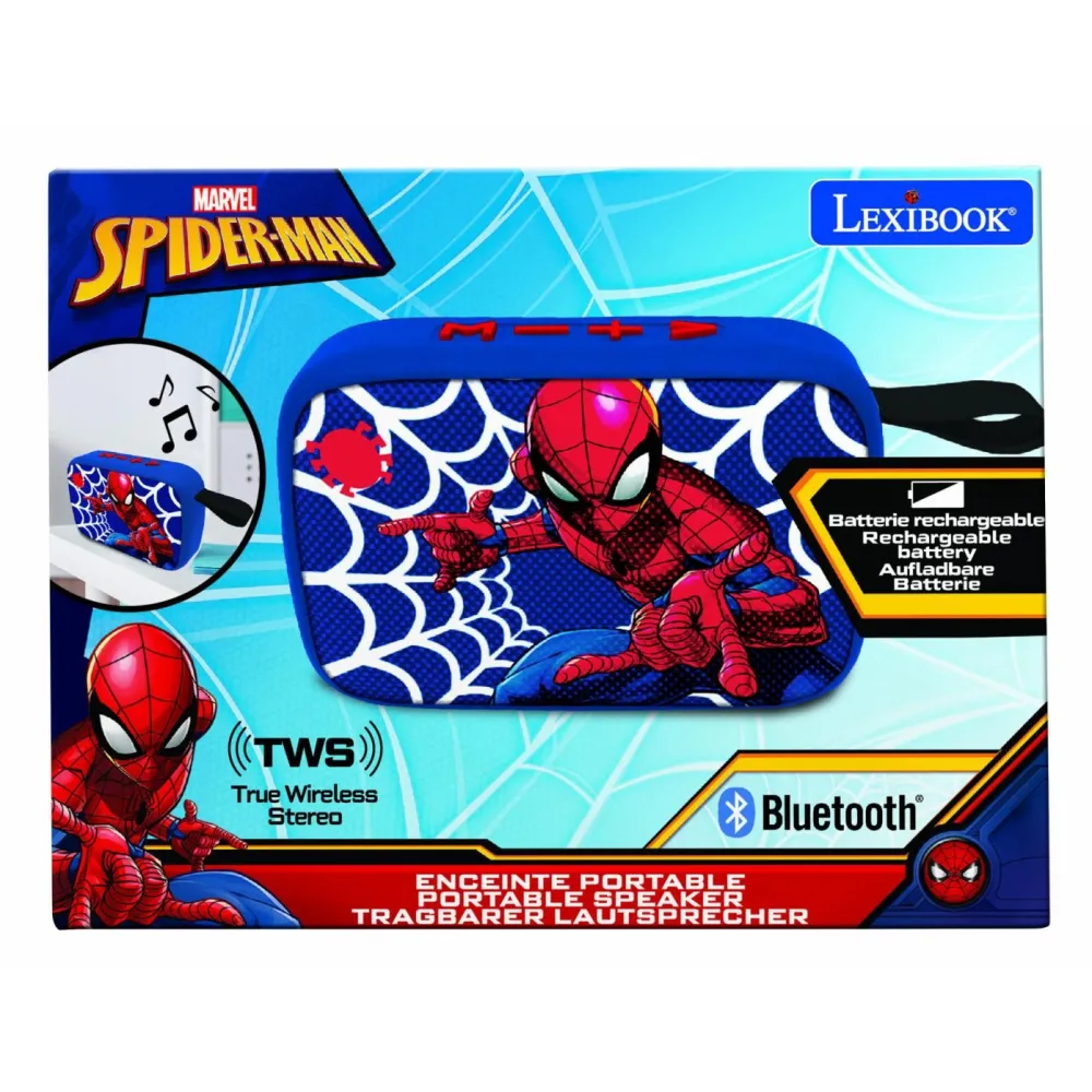 BOXA PORTABILA LEXIBOOK, SPIDER-MAN