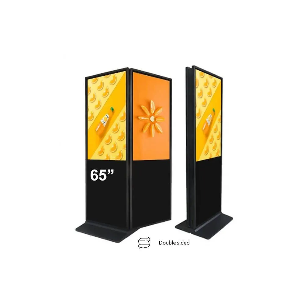 Kiosk / Totem Indoor back-to-back 65'' - EVOBOARD cu display 65", 4K, Android 11