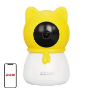ZOSI 4MP HD 355° Cameră electronică/Nanny